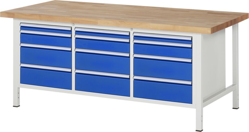 RAU Werkbank 8000 Modell 8580 mit 2000 mm Breite Produktbild RAU Werkbank 8000 Modell 8580 mit 2000 mm Breite