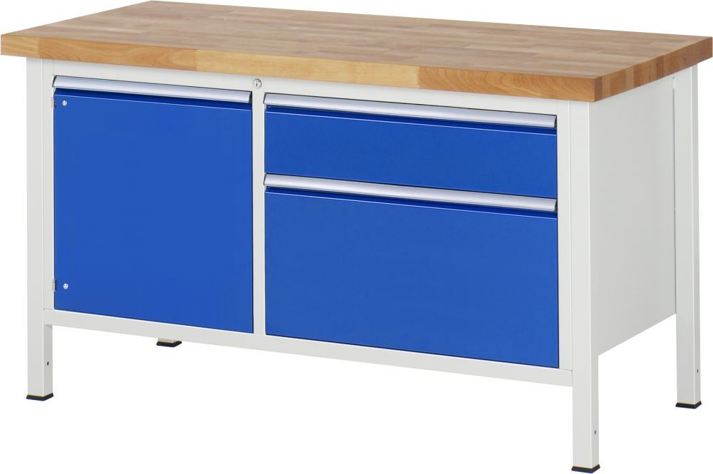 RAU Werkbank Serie 8000 Modell 8651 1500 x 700 mm Produktbild RAU Werkbank Serie 8000 Modell 8651 1500 x 700 mm