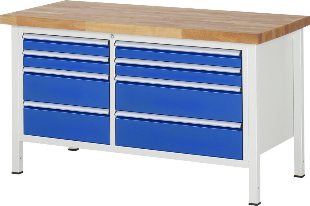 RAU Werkbank Serie 8000 Nr 8654 Breite 1500 mm Produktbild RAU Werkbank Serie 8000 Nr 8654 Breite 1500 mm