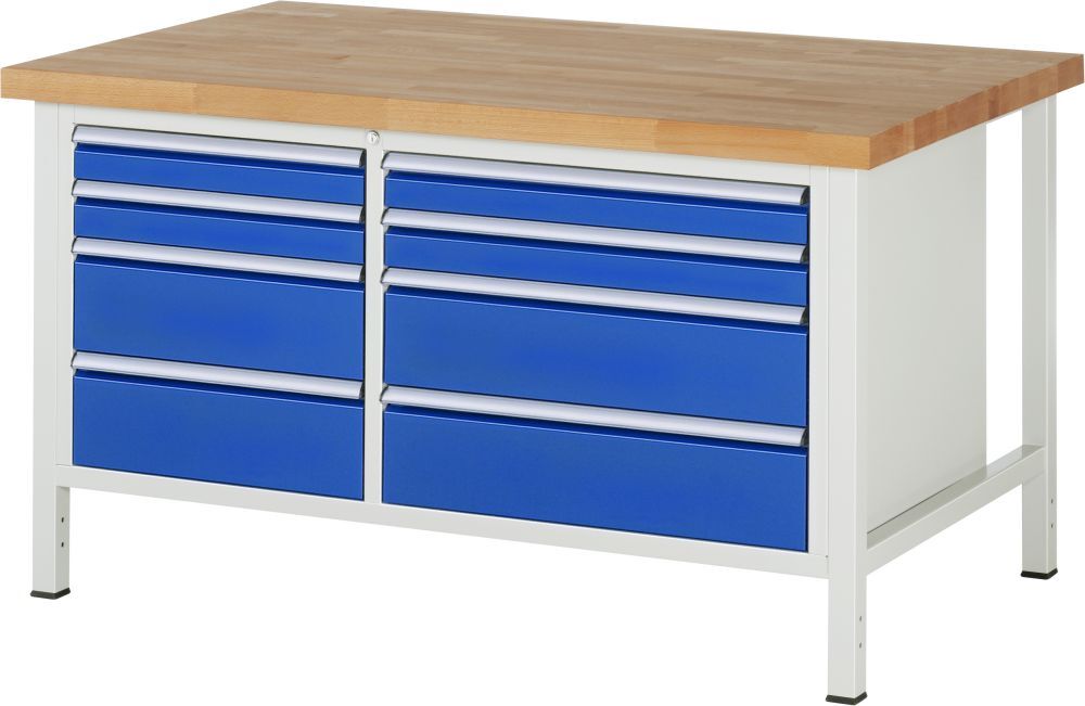 RAU Werkbank 8000 Modell 8654 Breite 1500 mm Produktbild RAU Werkbank 8000 Modell 8654 Breite 1500 mm