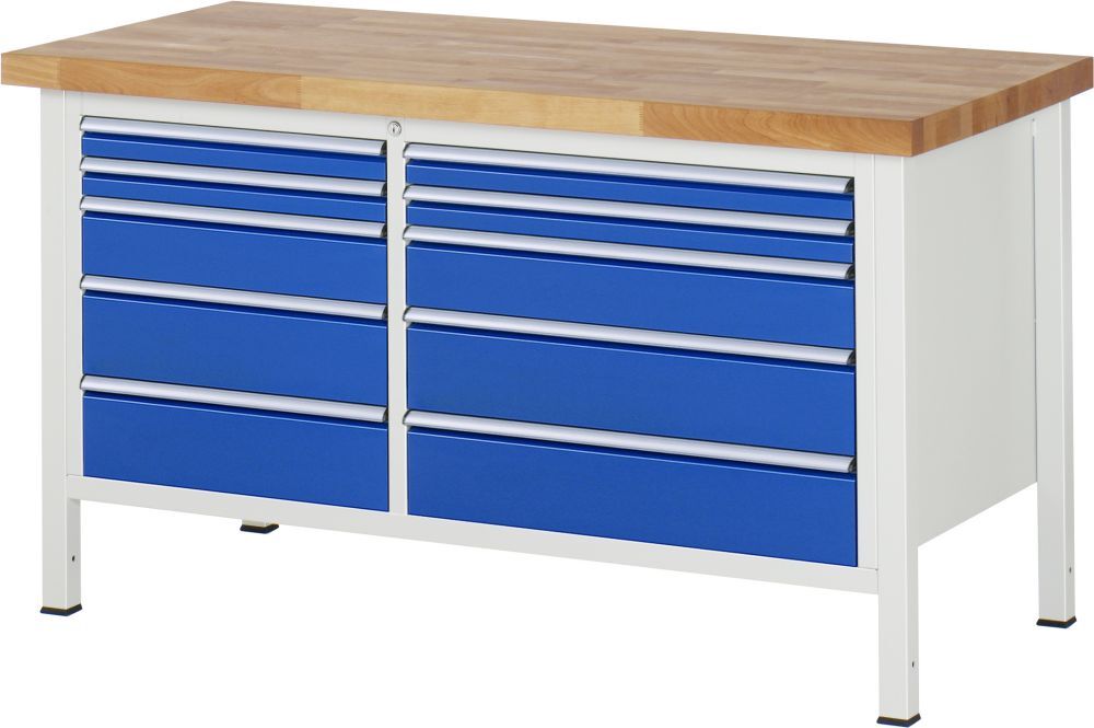 RAU Werkbank 8000 Modell 8656 mit der Breite 1500 mm Produktbild RAU Werkbank 8000 Modell 8656 mit der Breite 1500 mm