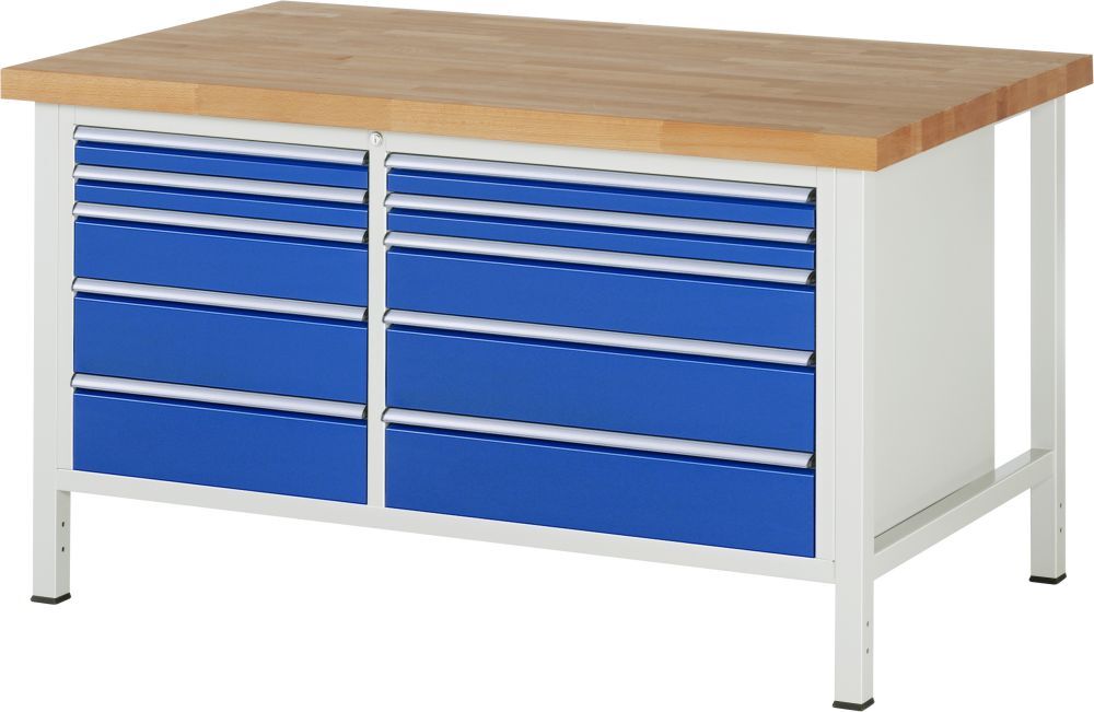 RAU Werkbank 8000 Modell 8656 1500 mm breit Produktbild RAU Werkbank 8000 Modell 8656 1500 mm breit