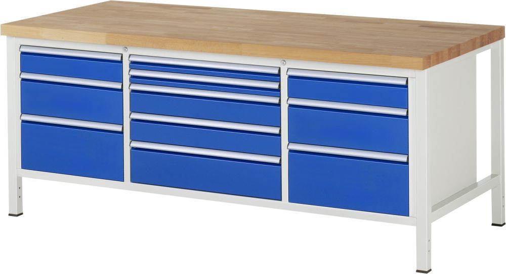 RAU Werkbank 8000 Modell 8758 2000 x 840 x 900 mm Produktbild RAU Werkbank 8000 Modell 8758 2000 x 840 x 900 mm