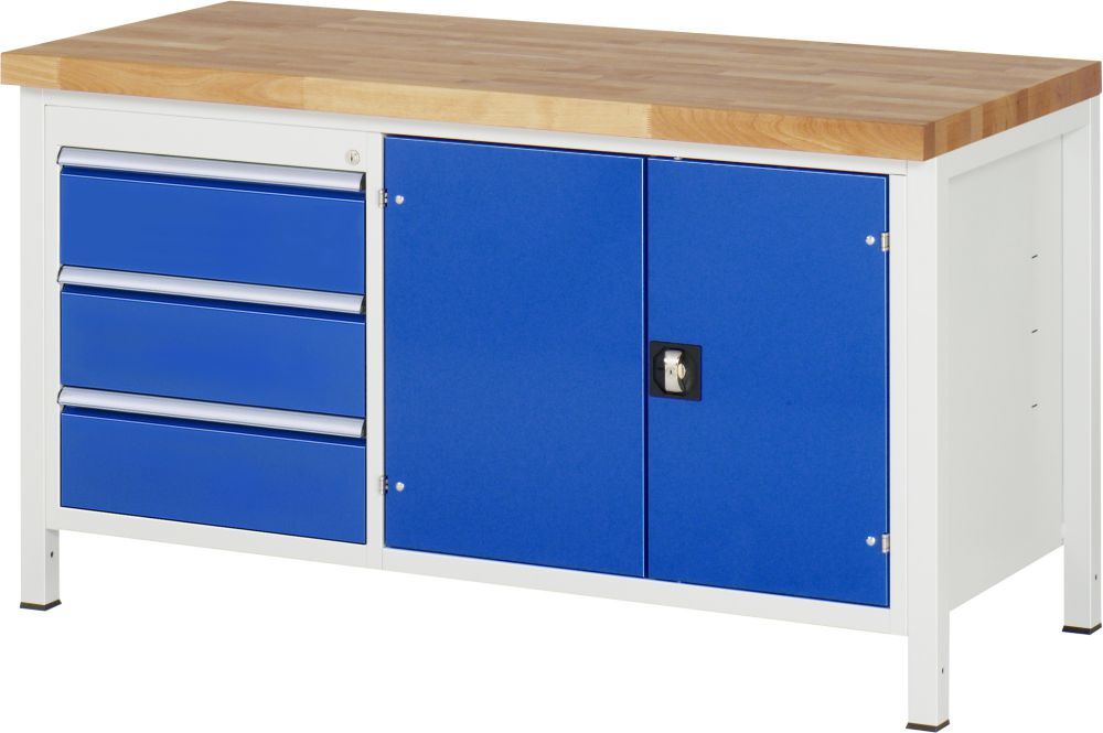 RAU Werkbank mit Systemunterbau 8000 Modell 8904 1500 mm Produktbild RAU Werkbank mit Systemunterbau 8000 Modell 8904 1500 mm