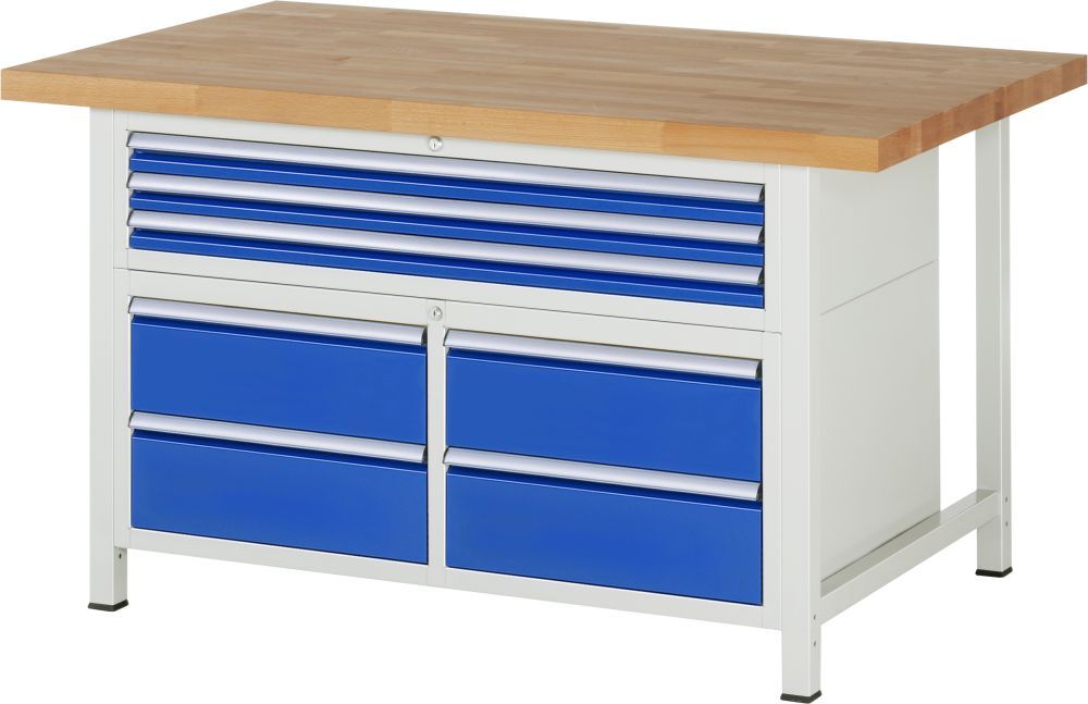 RAU Werkbank 8000 Modell 8924 1500 x 840 x 900 mm Produktbild RAU Werkbank 8000 Modell 8924 1500 x 840 x 900 mm