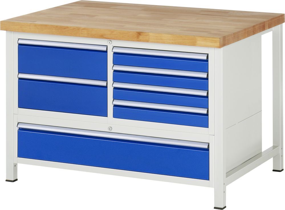 RAU Werkbank 8000 Modell 8931 mit 1250 x 840 x 900 mm Produktbild RAU Werkbank 8000 Modell 8931 mit 1250 x 840 x 900 mm