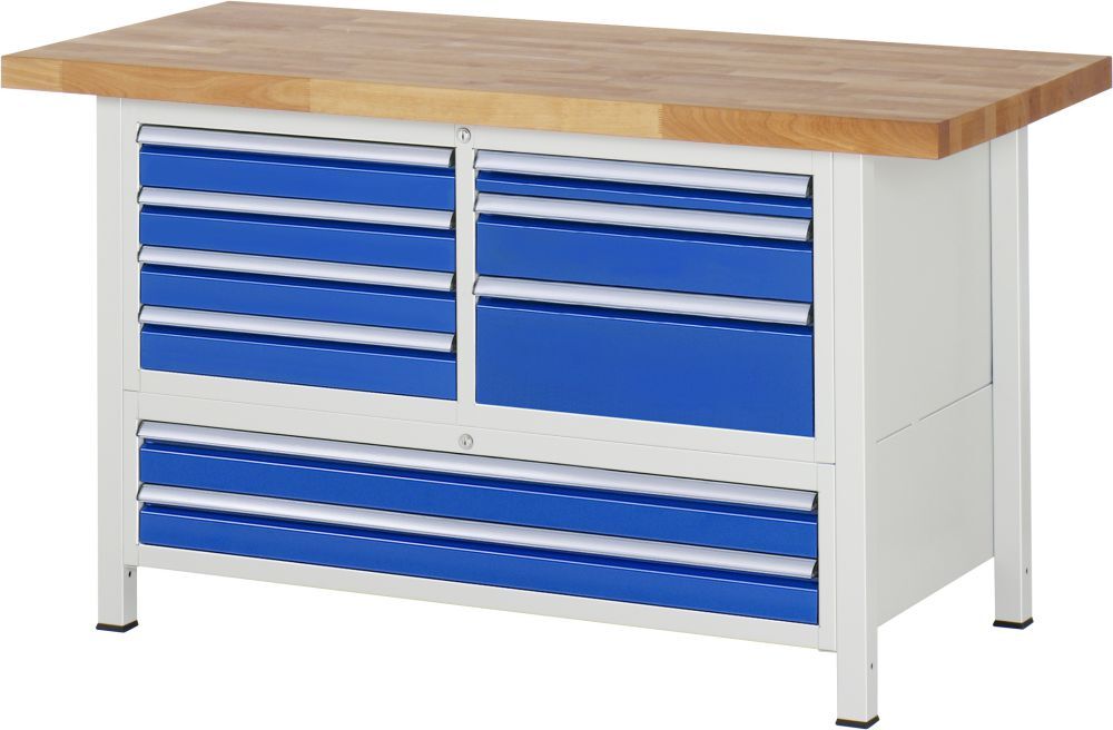 RAU Werkbank 8000 Modell 8933 in den Maßen 1500 x 840 x 700 mm Produktbild RAU Werkbank 8000 Modell 8933 in den Maßen 1500 x 840 x 700 mm