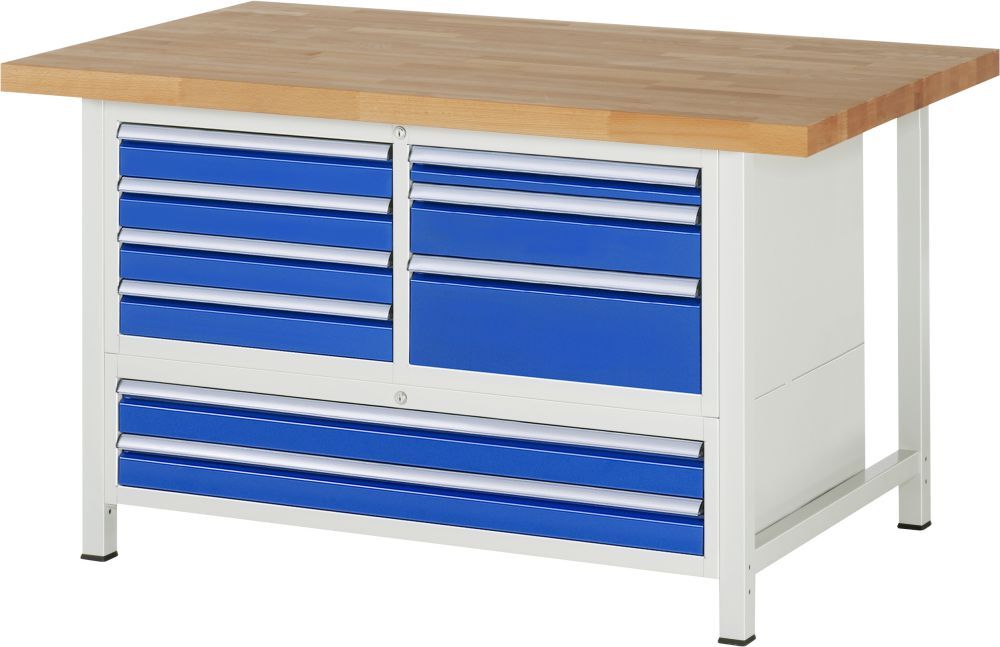 RAU Werkbank 8000 Modell 8933 1500 x 840 x 900 mm Produktbild RAU Werkbank 8000 Modell 8933 1500 x 840 x 900 mm