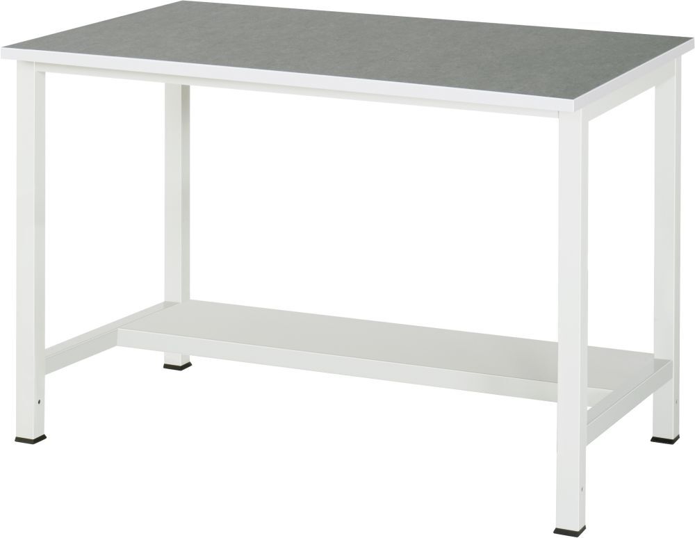 RAU Werktisch Serie 900 RAL7035 mit 1250 x 825 x 800 mm Produktbild RAU Werktisch Serie 900 RAL7035 mit 1250 x 825 x 800 mm