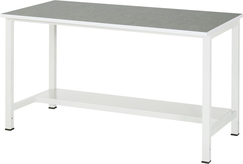 RAU Werktisch Serie 900 RAL7035 mit 1500 x 825 x 800 mm Produktbild RAU Werktisch Serie 900 RAL7035 mit 1500 x 825 x 800 mm
