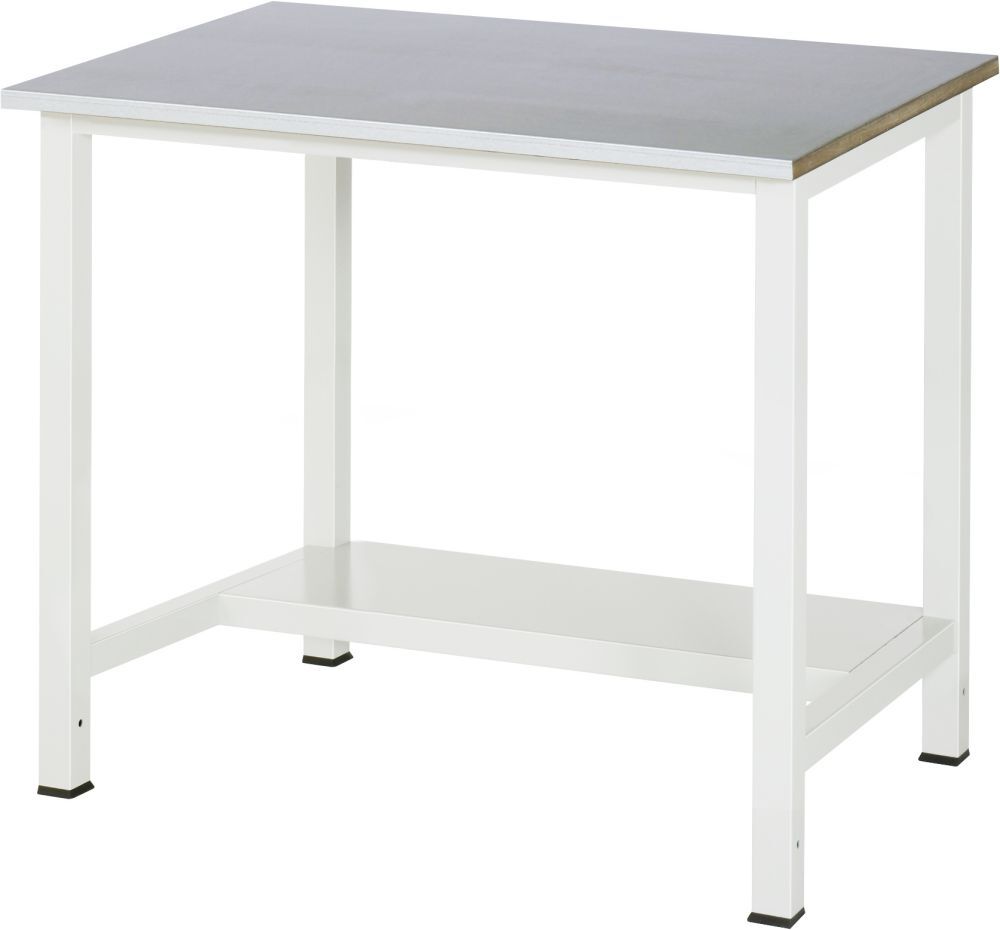 RAU Werktisch Serie 900 Arbeitsplatte mit Stahlblechbelag Breite 1000 mm RAU Werktisch Serie 900 Arbeitsplatte mit Stahlblechbelag Breite 1000 mm