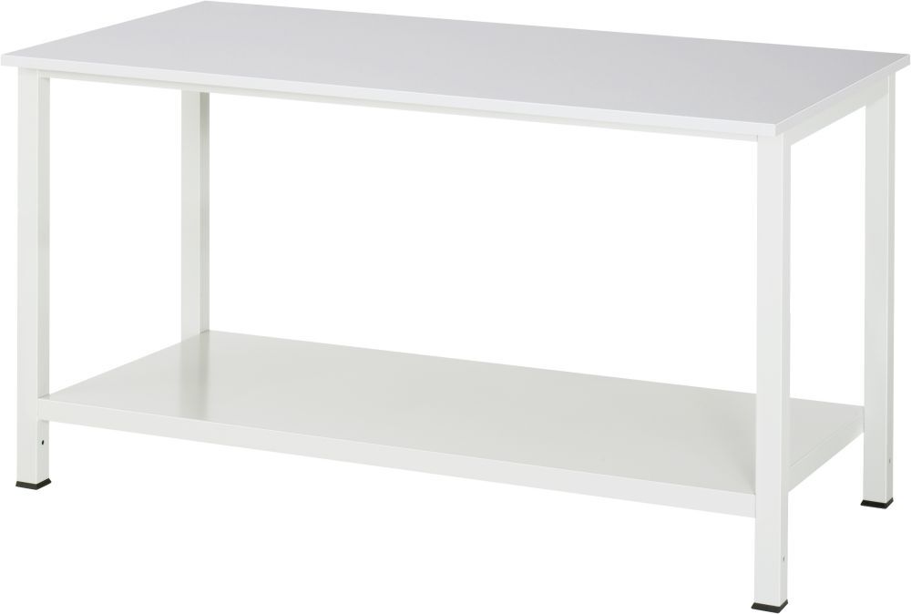 RAU Werktisch Serie 900 Melaminharzbeschichtung Breite 1500 mm Produktbild RAU Werktisch Serie 900 Melaminharzbeschichtung Breite 1500 mm