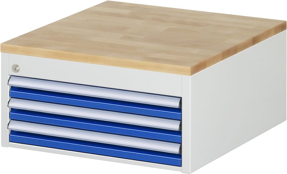 Rau Schubladenschrank Serie 7000 H 285 mm 3 Schubladen Größe L B 580 mm Produktbild Rau Schubladenschrank Serie 7000 H 285 mm 3 Schubladen Größe L B 580 mm