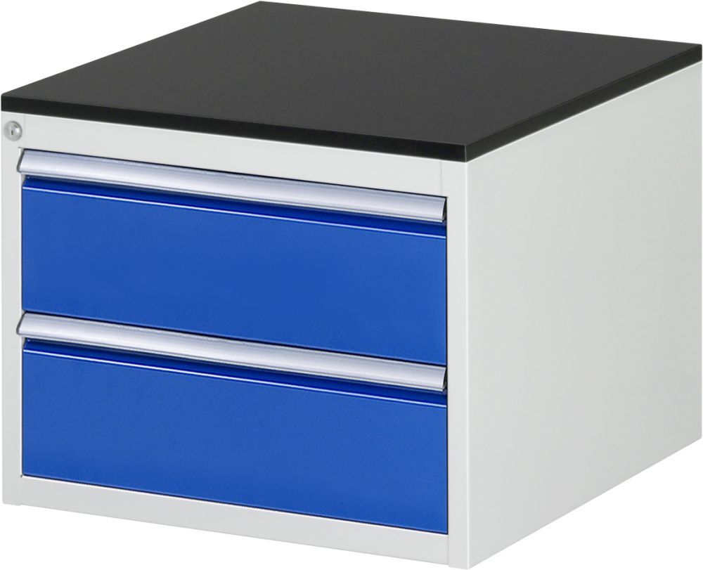 Rau Schubladenschrank Serie 7000 2 Schubladen-Größe-L Melaminharz Produktbild Rau Schubladenschrank Serie 7000 2 Schubladen-Größe-L Melaminharz