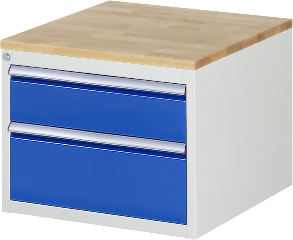 Rau Schubladenschrank Serie 7000 2 Schubladen Größe L Breite 580 mm Höhe 465 mm Produktbild Rau Schubladenschrank Serie 7000 2 Schubladen Größe L Breite 580 mm Höhe 465 mm