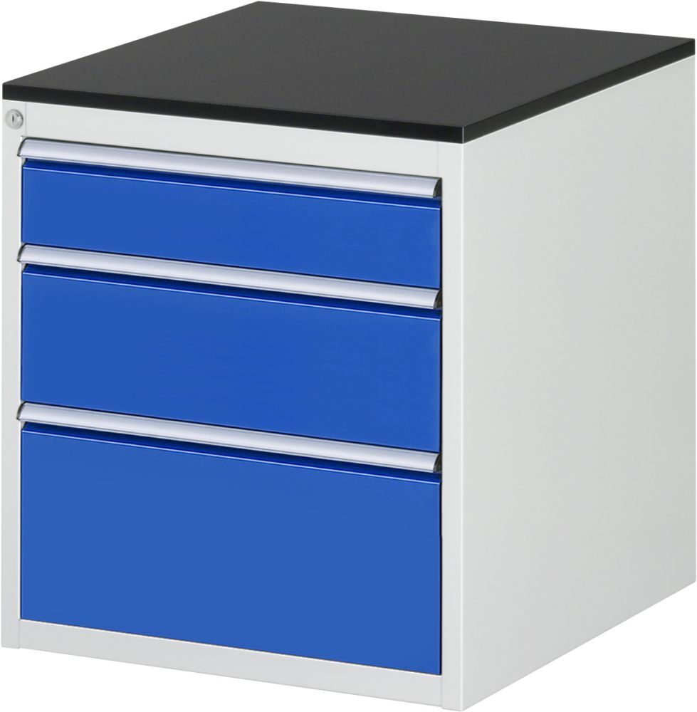 Rau Schubladenschrank Serie 7000 inclusive Arbeitsplatte Melaminharz Höhe 640 mm Produktbild Rau Schubladenschrank Serie 7000 inclusive Arbeitsplatte Melaminharz Höhe 640 mm