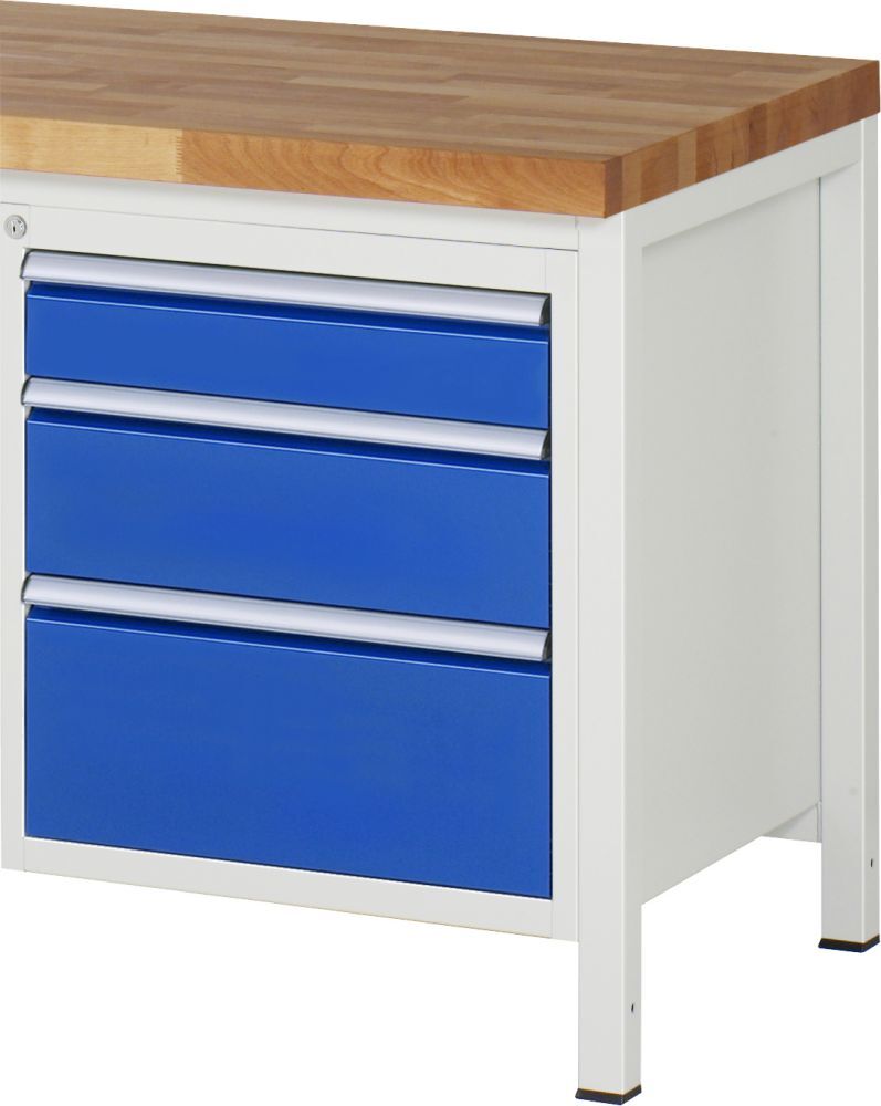 Rau Unterbau Container Höhe 620 mm Serie 7000 Höhe 620 mm 3 Schubladen Produktbild Rau Unterbau Container Höhe 620 mm Serie 7000 Höhe 620 mm 3 Schubladen