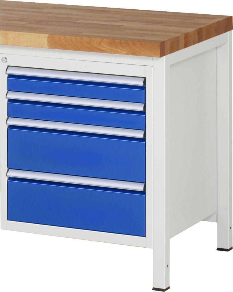 Rau Unterbau Container Serie 7000 4 Schubladen 580 x 620 x 650 mm Zentralverschluss Produktbild Rau Unterbau Container Serie 7000 4 Schubladen 580 x 620 x 650 mm Zentralverschluss