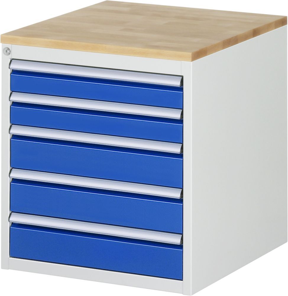 Rau Schubladenschrank Serie 7000 5 Schubladen Stärke 25 mm B 580 mm Produktbild Rau Schubladenschrank Serie 7000 5 Schubladen Stärke 25 mm B 580 mm