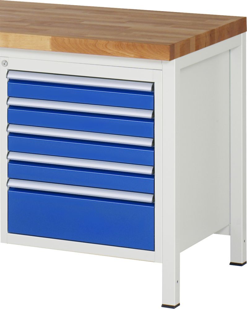 Rau Unterbau Container Serie 7000 4 Schubladen Größe L Breite 580 mm oben offen Produktbild Rau Unterbau Container Serie 7000 4 Schubladen Größe L Breite 580 mm oben offen