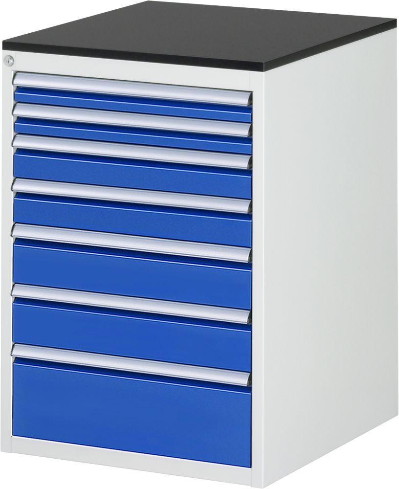 Rau Schubladenschrank Serie 7000 inclusive Platte Melaminharz Höhe 820 mmRAU Schubladenschrank Serie Produktbild Rau Schubladenschrank Serie 7000 inclusive Platte Melaminharz Höhe 820 mmRAU Schubladenschrank Serie