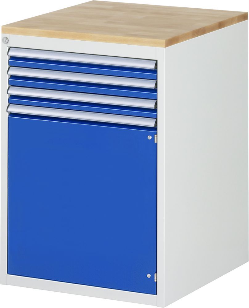 Rau Schubladenschrank Serie 7000 3 Schubladen 1 Flügeltür Buche-Massiv Produktbild Rau Schubladenschrank Serie 7000 3 Schubladen 1 Flügeltür Buche-Massiv