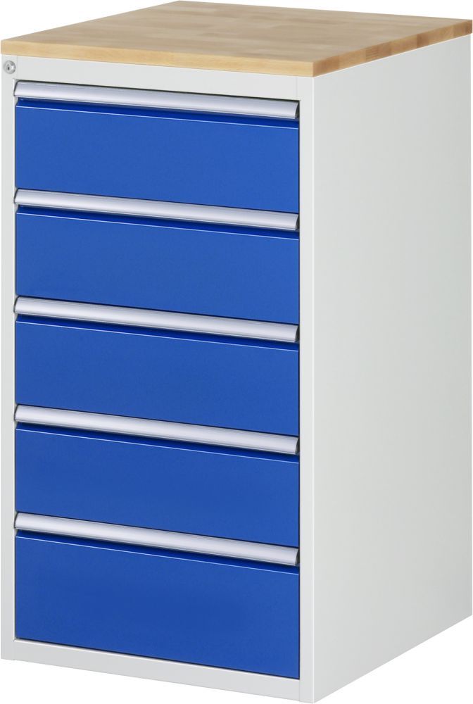 Rau Schubladenschrank Serie 7000 inclusive Platte Buche-Massiv Stärke 25 mm Produktbild Rau Schubladenschrank Serie 7000 inclusive Platte Buche-Massiv Stärke 25 mm