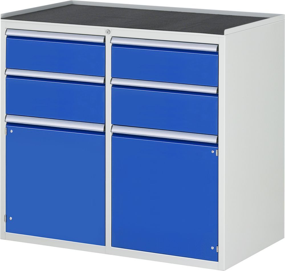 Rau Schubladenschrank Serie 7000 4 Schubladen 2 Flügeltüren T 650 mm H 1035 mm Produktbild Rau Schubladenschrank Serie 7000 4 Schubladen 2 Flügeltüren T 650 mm H 1035 mm