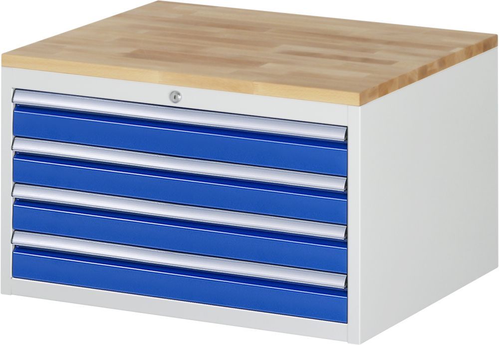 RAU Schubladenschrank Serie 7000 4 Schubladen Größe XL Breite 770 mm Produktbild RAU Schubladenschrank Serie 7000 4 Schubladen Größe XL Breite 770 mm