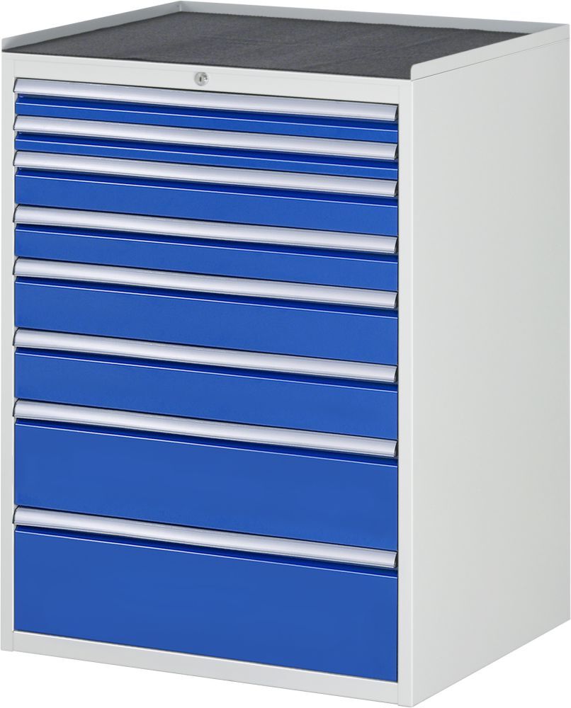 Rau Schubladenschrank Serie 7000 8 Schubladen Größe XL B770 mm Stärke 25 mm Produktbild Rau Schubladenschrank Serie 7000 8 Schubladen Größe XL B770 mm Stärke 25 mm