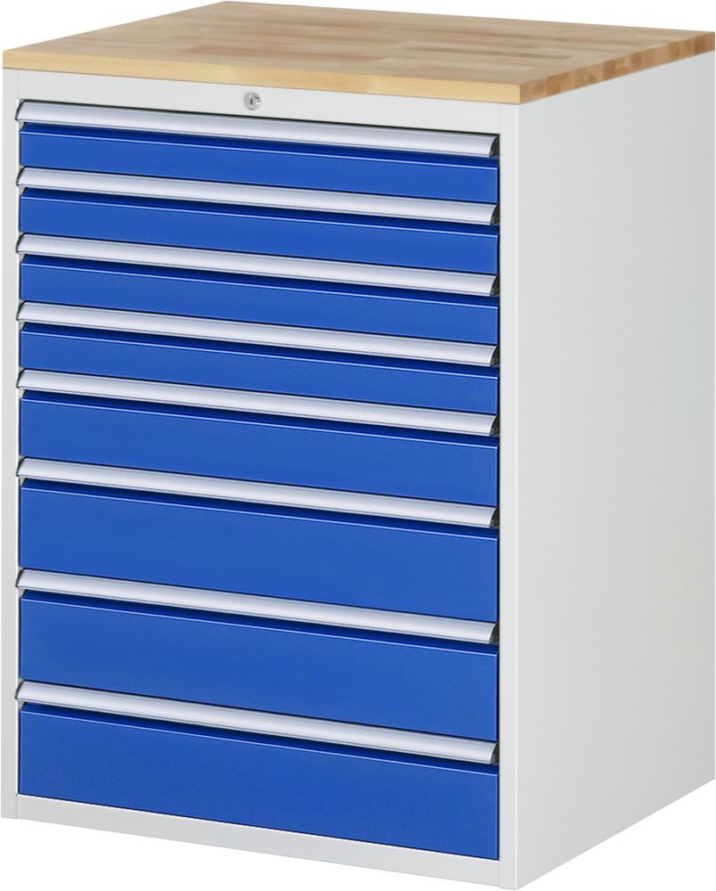 Rau Schubladenschrank Serie 7000 8 Schubladen Höhe 1035 mm Breite 770 mm Produktbild Rau Schubladenschrank Serie 7000 8 Schubladen Höhe 1035 mm Breite 770 mm