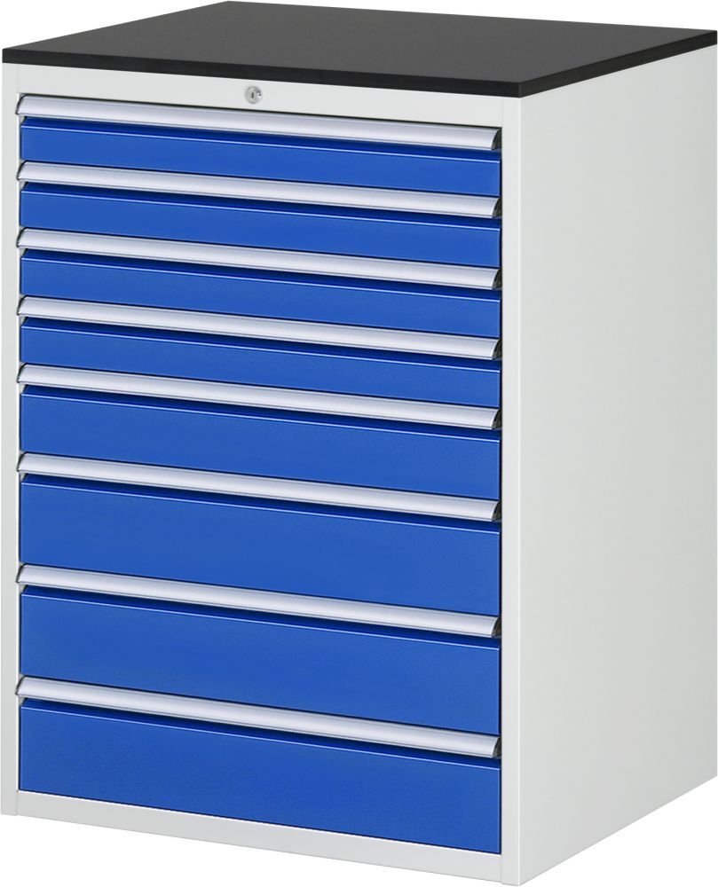 Rau Schubladenschrank Serie 7000 inclusive Platte Melaminharz 8 Schublade-Größe-XL Produktbild Rau Schubladenschrank Serie 7000 inclusive Platte Melaminharz 8 Schublade-Größe-XL