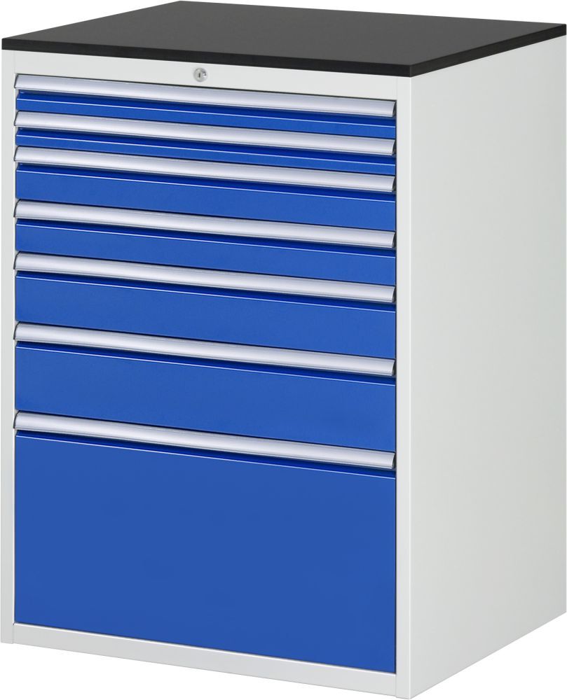 Rau Schubladenschrank Serie 7000 inclusive Platte Melaminharz 7 Schublade-Größe-XL Produktbild Rau Schubladenschrank Serie 7000 inclusive Platte Melaminharz 7 Schublade-Größe-XL