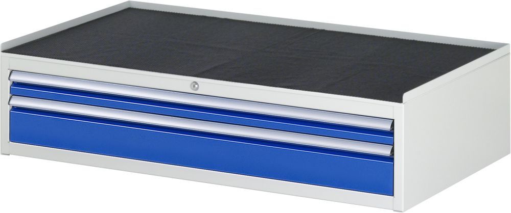 Rau Schubladenschrank 7000 2 Schubladen blau Breite 1145 mm Produktbild Rau Schubladenschrank 7000 2 Schubladen blau Breite 1145 mm