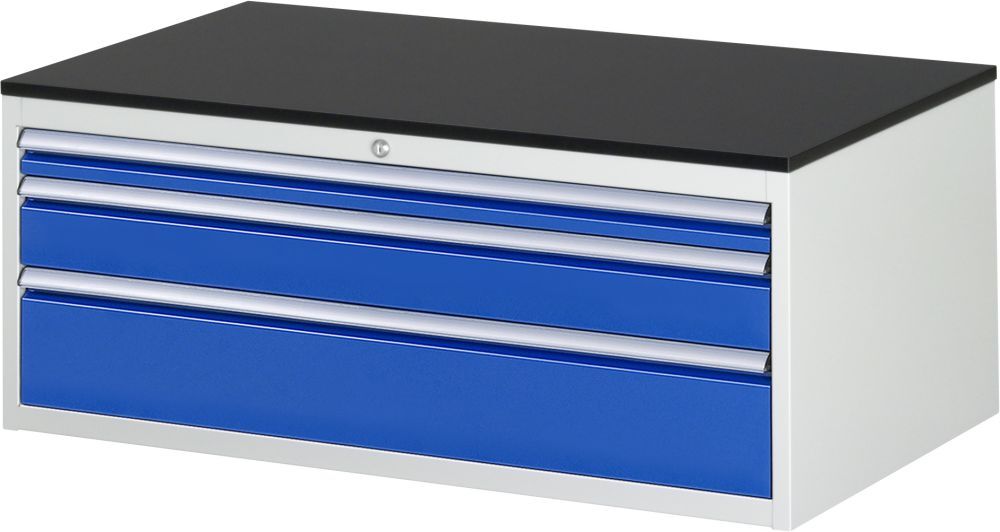 Rau Schubladenschrank Serie 7000 Arbeitsplatte Melaminharz 1145 x 460 x 650 mm Produktbild Rau Schubladenschrank Serie 7000 Arbeitsplatte Melaminharz 1145 x 460 x 650 mm