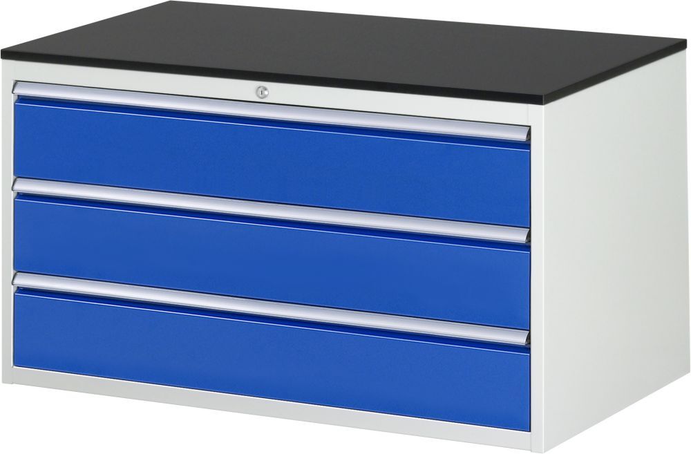 Rau Schubladenschrank Serie 7000 T650 mm Platte Melaminharz H640 mm Produktbild Rau Schubladenschrank Serie 7000 T650 mm Platte Melaminharz H640 mm