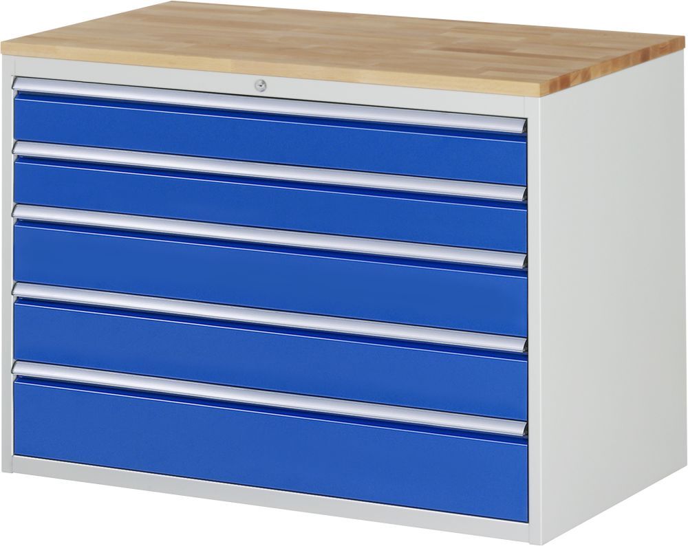 Rau Schubladenschrank XXL 5.11 5 Schubladen 1145 x 650 x 825 mm Produktbild Rau Schubladenschrank XXL 5.11 5 Schubladen 1145 x 650 x 825 mm