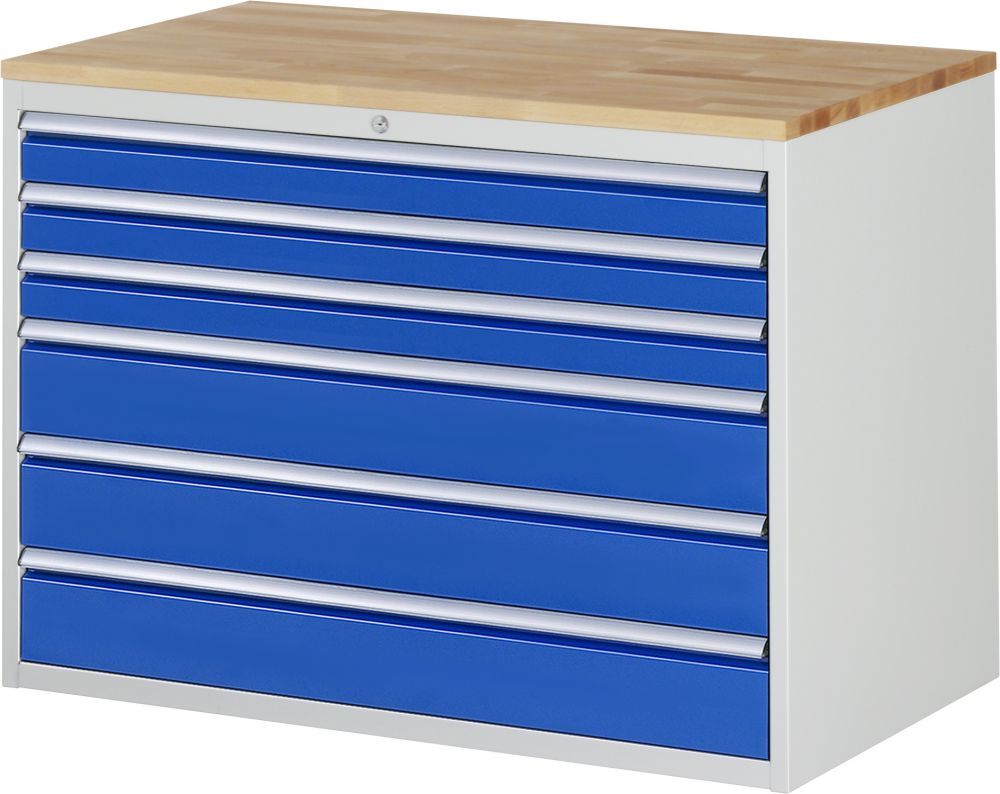 Rau Schubladenschrank Serie 7000 Buche-Massiv Stärke 25 mm Breite 1145 mm Produktbild Rau Schubladenschrank Serie 7000 Buche-Massiv Stärke 25 mm Breite 1145 mm