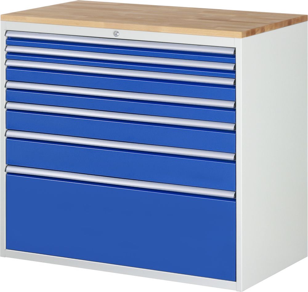 Rau Schubladenschrank Serie 7000 7 Schubladen B1145 x H1035 x T650 mm Produktbild Rau Schubladenschrank Serie 7000 7 Schubladen B1145 x H1035 x T650 mm