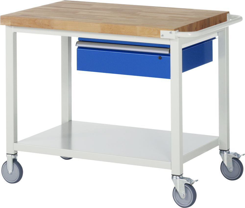 Rau Fahrbare Werkbank 8000 Modell 8001 Breite 1000 mm Stärke 40 mm Produktbild Rau Fahrbare Werkbank 8000 Modell 8001 Breite 1000 mm Stärke 40 mm