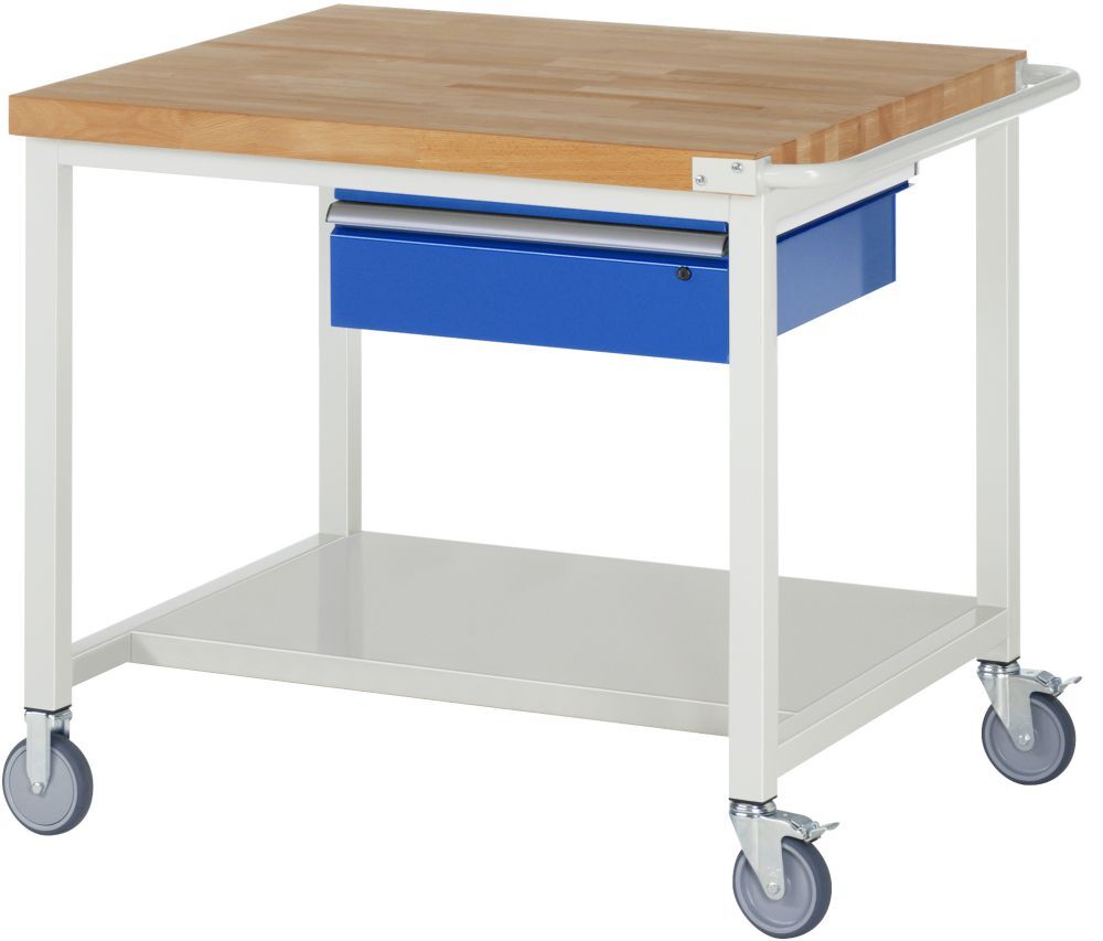 Rau Fahrbare Werkbank 8000 Modell 8001 1000 x 900 x 880-1080 mm Produktbild Rau Fahrbare Werkbank 8000 Modell 8001 1000 x 900 x 880-1080 mm