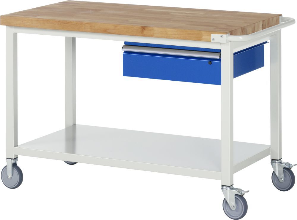 Rau Fahrbare Werkbank 8000 Modell 8001 Breite 1250 mm Stärke 40 mm Produktbild Rau Fahrbare Werkbank 8000 Modell 8001 Breite 1250 mm Stärke 40 mm