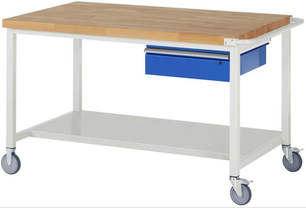 Rau Fahrbare Werkbank 8000 Modell 8001 Breite 1500 mm 1 Schublade Größe L Produktbild Rau Fahrbare Werkbank 8000 Modell 8001 Breite 1500 mm 1 Schublade Größe L
