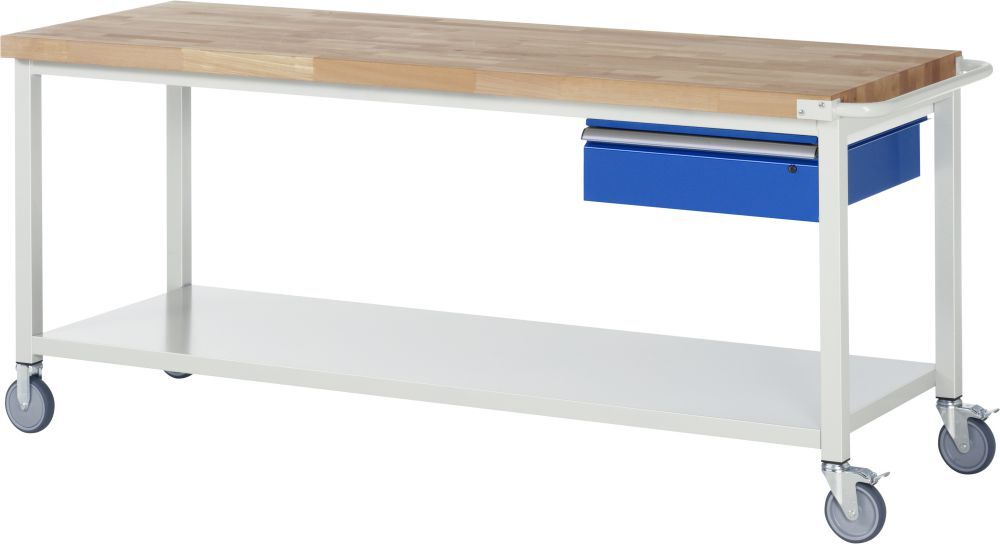 Rau Fahrbare Werkbank 8000 Modell 8001 Breite 2000 mm Buche-Massiv Produktbild Rau Fahrbare Werkbank 8000 Modell 8001 Breite 2000 mm Buche-Massiv