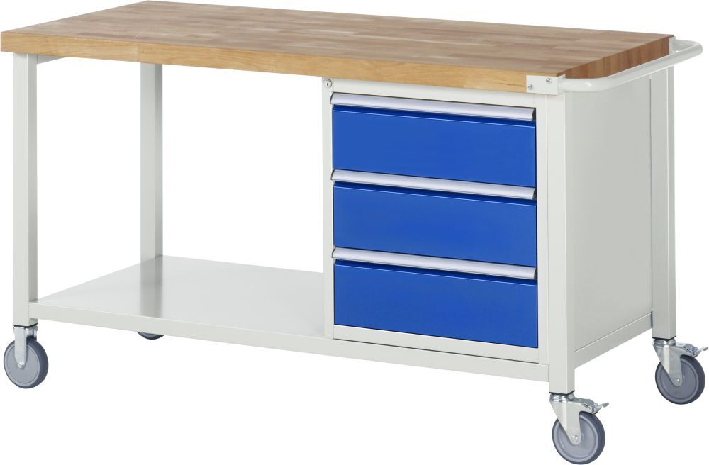 RAU Fahrbare Werkbank 8000 Modell 8157 Breite 1500 mm Produktbild RAU Fahrbare Werkbank 8000 Modell 8157 Breite 1500 mm