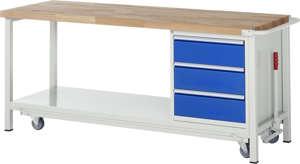 RAU Absenkbare Werkbank 8000 - Modell 8157 Breite 2000 mm Produktbild RAU Absenkbare Werkbank 8000 - Modell 8157 Breite 2000 mm