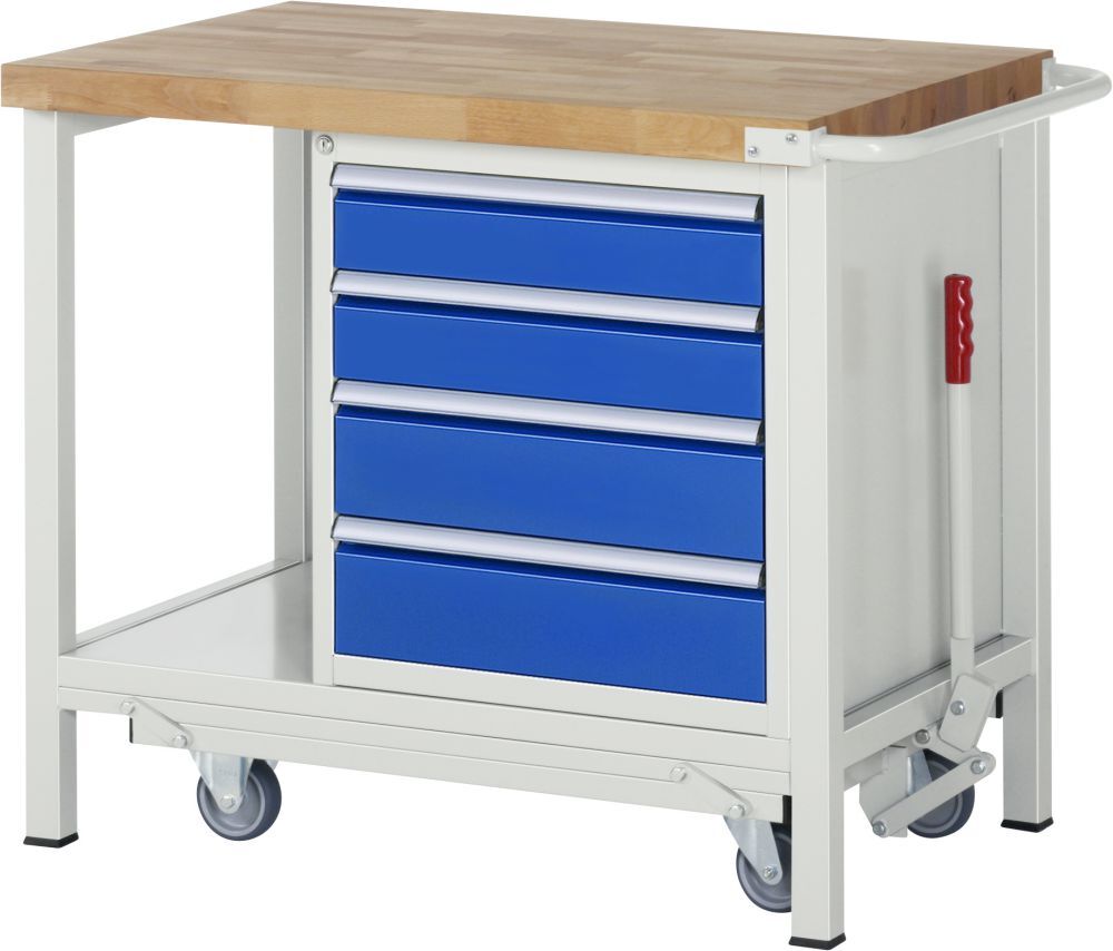 RAU Absenkbare Werkbank 8000 - Modell 8162 Breite 1000 mm Produktbild RAU Absenkbare Werkbank 8000 - Modell 8162 Breite 1000 mm