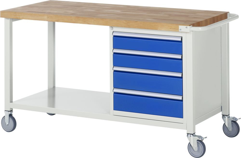 RAU Fahrbare Werkbank 8000 Modell 8162 Breite 1500 mm Produktbild RAU Fahrbare Werkbank 8000 Modell 8162 Breite 1500 mm
