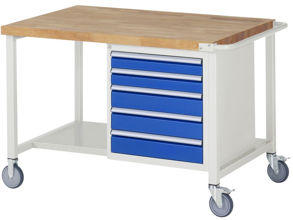 RAU Fahrbare Werkbank 8000 Modell 8171 Breite 1250 mm Produktbild RAU Fahrbare Werkbank 8000 Modell 8171 Breite 1250 mm