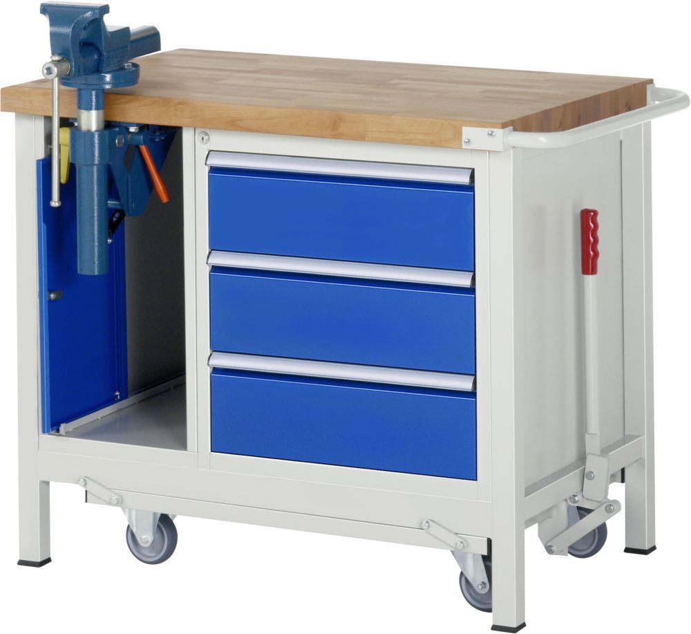 RAU Absenkbare Werkbank 8000 Modell 8183 Breite 1000 mm Produktbild RAU Absenkbare Werkbank 8000 Modell 8183 Breite 1000 mm